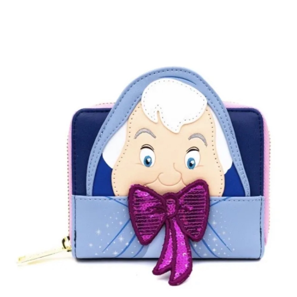 New Loungefly Cinderella Fairy Godmother Cosplay Wallet